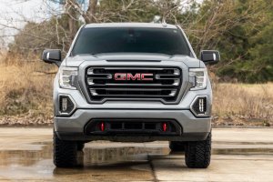 GMC Sierra 1500 Leveling Kit - Front - Rough Country - 1.75 Inch Leveling Kit | Forged Red UCA - Red - '19-'25